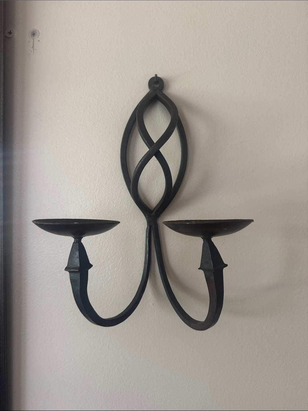 Set of two! Rod iron Sconces!